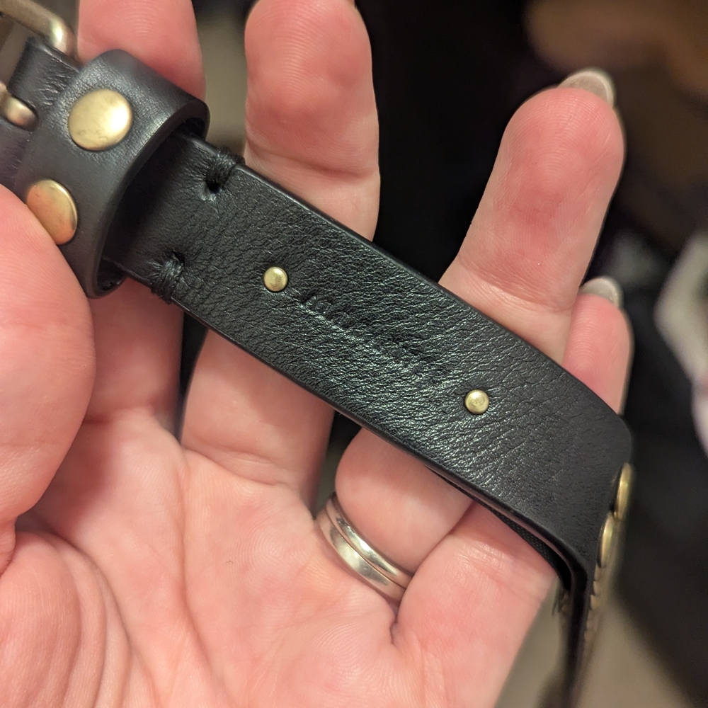 Black Leather Belt
